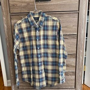 Ralph Lauren Yellow and Blue Plaid Shirt